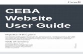 CEBA Website User Guide