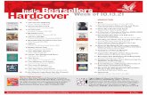 Indie Bestsellers HardcoverWeek of 10.13