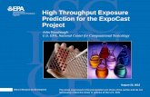 High Throughput Exposure Prediction for the ExpoCast Project