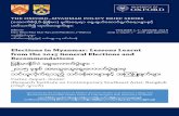 Elections in Myanmar: Lessons Learnt from the 2015 General ...