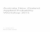 Australia New Zealand Applied Probability Workshop 2015