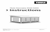 Thule Panorama 5003-5200 Instructions