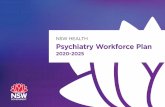 NSW HEALTH Psychiatry Workforce Plan