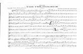 March THE THUNDERER 1st Eb Alto Saxophone [optionall …