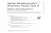 GCSE Mathematics Practice Tests: Set 2