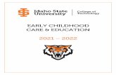 EARLY CHILDHOOD CARE & EDUCATION 2021 – 2022