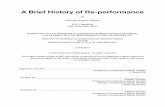 A Brief History of Re-performance