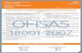 PJSC «ArcelorMittal Kryvyi Rih» OHSAS 18000
