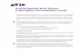 AirSpeed Multi Stream H.264 Option Kit Installation Guide v1
