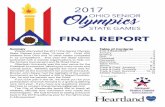 Final Report 2017 - Ohio Senior Olympics