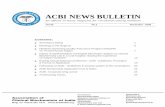 ACBI NEWS BULLETIN