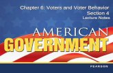 Chapter 6: Voters and Voter Behavior Section 4