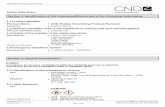 Safety Data Sheet 1.1 Product identifier - CND