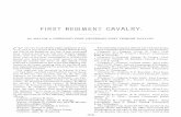 FIRST REGIMENT CAVALRY. -