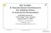 IEC 61499: A Standardized Architecture for Adding Value in ...