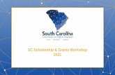 SC Scholarship & Grants Workshop 2021