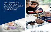 Business ConduCt and ethiCs Code of arkema