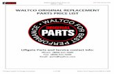 Waltco Original Parts Price List CAD rev01 February 2021 ...