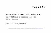 Southern Journal of Business and Ethics