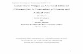 Lower Birth Weight as A Critical Effect of Chlorpyrifos: A ...