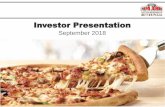 Investor Presentation - Papa John's International, Inc.