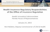 Health Insurance Regulatory Responsibilities of the Office ...