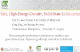 Safe, High-Energy-Density, Solid-State Li-Batteries