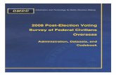 2008 Post-Election Voting Survey of Federal Civilians Overseas