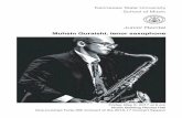Junior Recital: Muhsin Quraishi, tenor saxophone