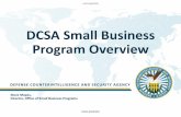 DCSA Small Business Program Overview