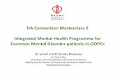 HA Convention Masterclass 2 Integrated Mental Health ...