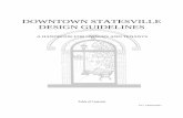 DOWNTOWN STATESVILLE DESIGN GUIDELINES