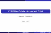 F/TDMA Cellular Access and GSM - IMT