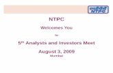 5th Analysts and Investors Meet - NTPC Limited