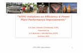 NTPC Initiatives on Efficiency & Power Plant Performance ...