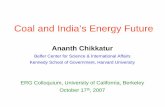 Coal and India’s Energy Future
