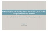 Cross-Agency Employment Services (and other frequently ...