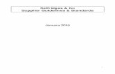 Selfridges & Co Supplier Guidelines & Standards