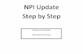 NPI Update Step by Step - The Center for Children & Families