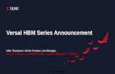 Versal HBM Series Announcement - xilinx.com