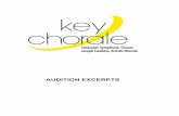 AUDITION EXCERPTS - Home | Key Chorale