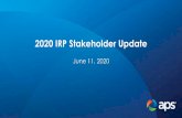 2020 IRP Stakeholder Update
