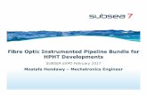 Fibre Optic Instrumented Pipeline Bundle for HPHT …