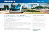 Simplifying Rail Metro Table of Contents Ethernet ...