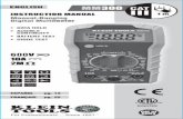 Manual-Ranging Digital Meter