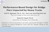 Performance Based Design for Bridge Piers Impacted by ...