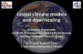 Global climate models and downscaling