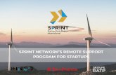 PROGRAM FOR STARTUPS SPRINT NETWORK’S REMOTE …