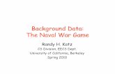 Background Data: The Naval War Game