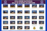 2016 DIXIE NATIONAL SALE OF JUNIOR CHAMPIONS